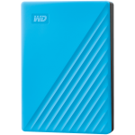 Външен хард HDD External WD My Passport (4TB, USB 3.2) Blue, WDBPKJ0040BBL-WESN