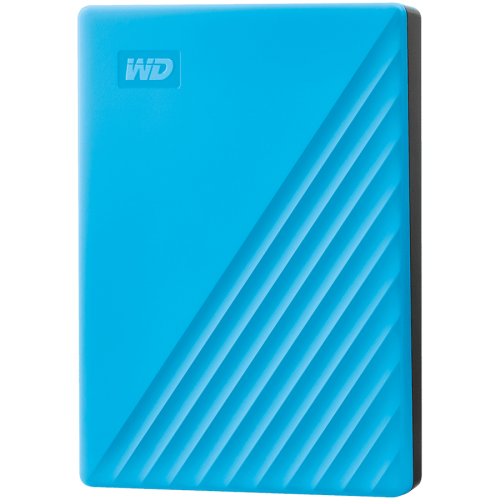Външен хард HDD External WD My Passport (4TB, USB 3.2) Blue, WDBPKJ0040BBL-WESN