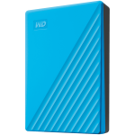 Външен хард HDD External WD My Passport (4TB, USB 3.2) Blue, WDBPKJ0040BBL-WESN
