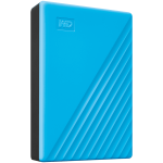 Външен хард HDD External WD My Passport (4TB, USB 3.2) Blue, WDBPKJ0040BBL-WESN