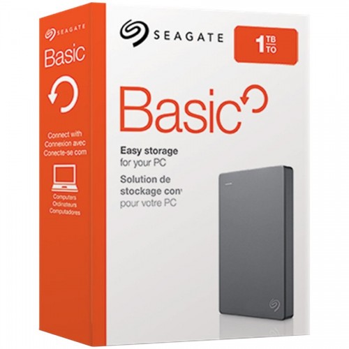 Външен хард SEAGATE HDD External Basic (2.5'/1TB/USB 3.0) STJL1000400