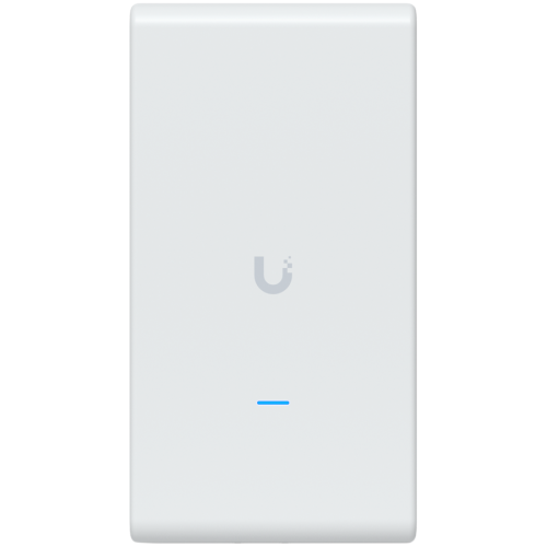 Ubiquiti U6-Mesh-Pro-EU Indoor/outdoor WiFi 6 AP with 4 spatial streams, an integrated super antenna, and a gigabit passthrough port Ubiquiti U6-Mesh-Pro-EU Indoor/outdoor WiFi 6 AP with 4 spatial streams, an integrated super antenna, and a gigabit passthrough port