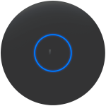 Ubiquiti U7-PRO-XGS-B Ceiling-mounted 8-stream WiFi 7 AP with dedicated spectral scanning radio and 10/5/2.5/1 GbE support