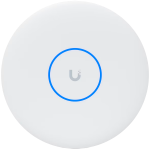 Ubiquiti U7-PRO-XGS Ceiling-mounted 8-stream WiFi 7 AP with dedicated spectral scanning radio and 10/5/2.5/1 GbE support, 160 sqm coverage, 500+ connected devices, Powered using PoE++, 10 GbE uplink
