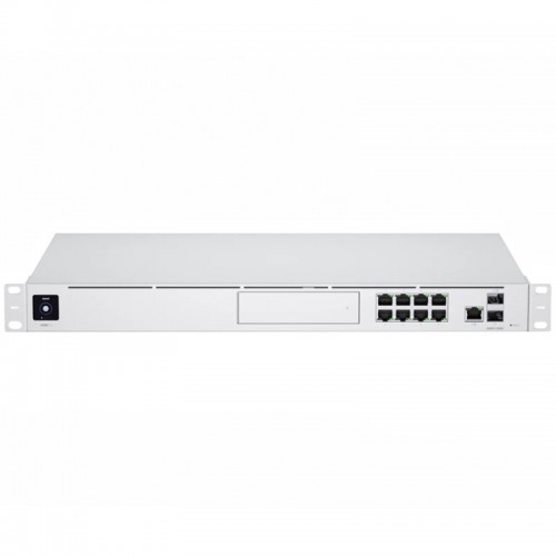 Суич 1U Rackmount 10Gbps UniFi Multi-Application System with 3.5" HDD Expansion and 8Port Switch