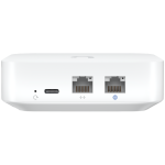 UBIQUITI Gateway Lite; Up to 10x routing performance increase over USG; Managed with a CloudKey, Official UniFi Hosting, or UniFi Network Server; (1) GbE WAN port; (1) GbE LAN port; Compact footprint; USB-C powered (adapter included); Managed with UniFi N UBIQUITI Gateway Lite; Up to 10x routing performance increase over USG; Managed with a CloudKey, Official UniFi Hosting, or UniFi Network Server; (1) GbE WAN port; (1) GbE LAN port; Compact footprint; USB-C powered (adapter included); Managed with UniFi N