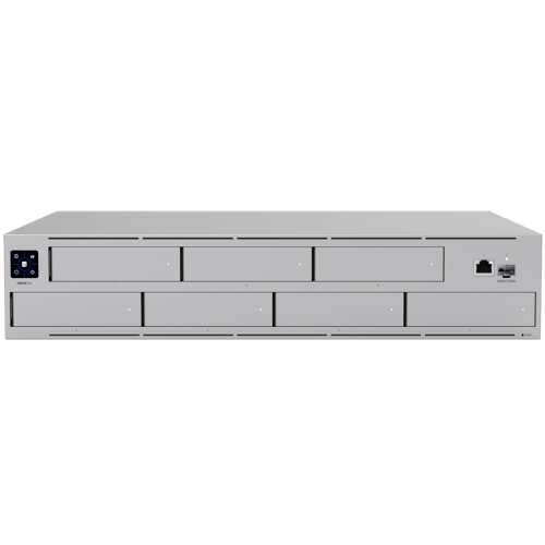 Мрежови сторидж Ubiquiti UNAS-Pro-EU 2U rack-mount NAS with (7) 2.5/3.5" drive bays and 10 Gbps performance designed for large-scale file storage and sharing