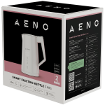 Кана AENO Electric Kettle EK8S Smart: 1850-2200W, 1.7L, Strix, Double-walls, Temperature Control, Keep warm Function, Control via Wi-Fi, LED-display