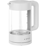 Кана Electric Kettle, white, 220-240V, 1850-2200W, 1.7L, Keep warm 30 min, 40,60,80,90,100, console in Handle