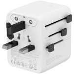 Адаптер CANYON Travel Adapter OnTour 20 EU/UK/US/AUS 20W White Адаптер CANYON Travel Adapter OnTour 20 EU/UK/US/AUS 20W White