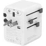 Адаптер CANYON Travel Adapter OnTour 70 EU/UK/US/AUS 70W White Адаптер CANYON Travel Adapter OnTour 70 EU/UK/US/AUS 70W White