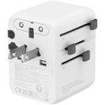 Адаптер CANYON Travel Adapter OnTour 70 EU/UK/US/AUS 70W White Адаптер CANYON Travel Adapter OnTour 70 EU/UK/US/AUS 70W White