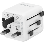 Адаптер CANYON Travel Adapter OnTour One EU/UK/US/AUS Бял Адаптер CANYON Travel Adapter OnTour One EU/UK/US/AUS Бял