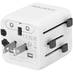 Адаптер CANYON Travel Adapter OnTour One EU/UK/US/AUS Бял Адаптер CANYON Travel Adapter OnTour One EU/UK/US/AUS Бял