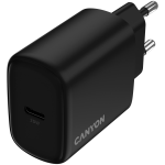 Зарядно CANYON charger OnCharge 200 20W 1xPD EU Black Зарядно CANYON charger OnCharge 200 20W 1xPD EU Black