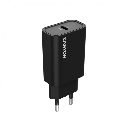 Зарядно CANYON charger OnCharge 30CL Max Power 30W 1xPD EU Black