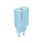 Адаптер Canyon, PD 30W Travel Charger EU standard, Output: 5V3A, 9V3A, 15V2A, Max Power 30W, Blue