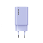 Адаптер Canyon, PD 30W Travel Charger EU standard, Output: 5V3A, 9V3A, 15V2A, Max Power 30W, Purple Адаптер Canyon, PD 30W Travel Charger EU standard, Output: 5V3A, 9V3A, 15V2A, Max Power 30W, Purple