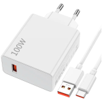 Захранващ адаптер Xiaomi 100W Charging Combo (Type-A) EU, BHR095VEU