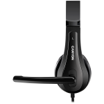 Слушалки CANYON PC headset HSC-1 PC Mic Flat 2m Black Слушалки CANYON PC headset HSC-1 PC Mic Flat 2m Black