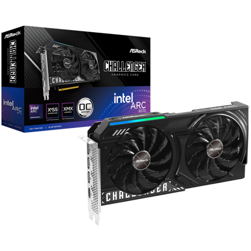 Видео карта ASROCK Intel Arc B570 Challenger OC 10GB GDDR6 160-bit HDMI 3x DP