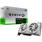 Видео карта MSI Video Card NVIDIA GeForce RTX 5060 Ti 16G VENTUS 2X WHITE PLUS, 16GB GDDR7, 128-bit
