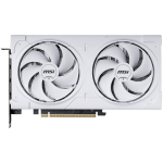 MSI Video Card NVIDIA GeForce RTX 5060 Ti 8G VENTUS 2X OC WHITE PLUS, 8GB GDDR7, 128-bit, 2617 MHz Boost, 4608 CUDA Cores, PCIe 5.0 (x8), 3x DP 2.1b, HDMI 2.1b, RAY TRACING, Dual Fan, 180W TDP, 8-pin PCIe Power, G-SYNC, 2-Slot, 3Y MSI Video Card NVIDIA GeForce RTX 5060 Ti 8G VENTUS 2X OC WHITE PLUS, 8GB GDDR7, 128-bit, 2617 MHz Boost, 4608 CUDA Cores, PCIe 5.0 (x8), 3x DP 2.1b, HDMI 2.1b, RAY TRACING, Dual Fan, 180W TDP, 8-pin PCIe Power, G-SYNC, 2-Slot, 3Y