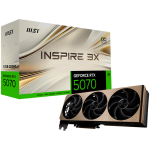 MSI Video Card Nvidia GeForce RTX 5070 12G INSPIRE 3X OC, 12GB GDDR7, 192bit, Effective Memory Clock: 28000MHz, Boost: 2557 MHz, 6144 CUDA Cores, PCIe 5.0, 3x DP 2.1b, HDMI 2.1b, RAY TRACING, Triple Fan, 1x16pin, 650W Recommended PSU, 3Y
