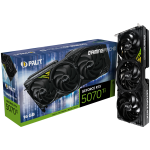 Видео карта PALIT GeForce RTX 5070 Ti GamingPro-S 16GB GDDR7 256 bit, 1x HDMI 2.1b, 3x DP 2.1b, 3 Fan, 1x 16-pin pwr connector, 750W, 331.9 x 127.1 x 49.7 mm, NE7507T019T2-GB2031U