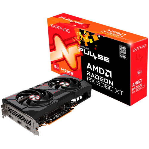Видео карта SAPPHIRE PULSE AMD RADEON RX 9060 XT GAMING OC 16GB, 11350-03-20G Видео карта SAPPHIRE PULSE AMD RADEON RX 9060 XT GAMING OC 16GB, 11350-03-20G
