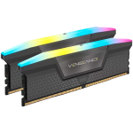 Памет CORSAIR DDR5, 6000MT/s 32GB 2x16GB DIMM, Unbuffered, AMD EXPO & Intel XMP, VENGEANCE RGB DDR5 Grey Heatspreader, 1.30V