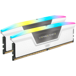 Памет CORSAIR VENGEANCE RGB DDR5 32GB (2 x 16GB) DDR5 6000 CL36-44-44-96 1.40V Intel XMP & AMD EXPO - White