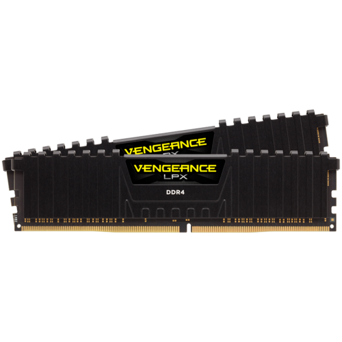 Памет CORSAIR VENGEANCE LPX, 16GB (2 x 8GB), DDR4, 3200MHz, Black CMK16GX4M2Z3200C16 Памет CORSAIR VENGEANCE LPX, 16GB (2 x 8GB), DDR4, 3200MHz, Black CMK16GX4M2Z3200C16