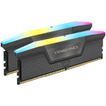 Памет Corsair Vengeance Black RGB 32GB(2x16GB) DDR5 6400MHz CL36 XMP&AMD EXPO - Grey