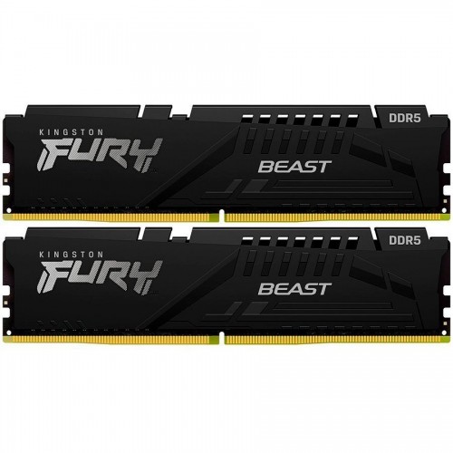 Памет Kingston 16GB 6000MT/s DDR5 CL30 DIMM (Kit of 2) FURY Beast Black EXPO, KF560C30BBEK2-16