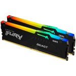 Памет Kingston 64GB 5600MT/s DDR5 CL36 DIMM (Kit of 2) FURY Beast RGB
