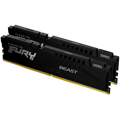 Kingston DRAM 16GB 5600MT/s DDR5 CL40 DIMM (Kit of 2) FURY Beast Black XMP Kingston DRAM 16GB 5600MT/s DDR5 CL40 DIMM (Kit of 2) FURY Beast Black XMP