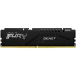 Памет Kingston DRAM 8GB 5200MT/s DDR5 CL40 DIMM FURY Beast Black XMP, KF552C40BB-8