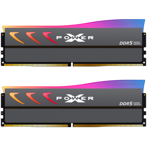SILICON POWER 32GB (16Gx2) XPOWER Storm DDR5 RGB Gaming UDIMM, DDR5-6000, C36, 2Gx8 SR, RGB-UDIMM, w/HS-G