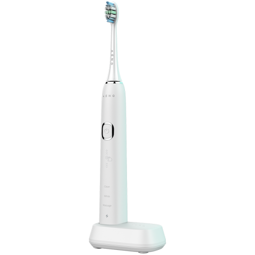 Четка за зъби AENO Sonic, DB3: White, 9 scenarios, with 3D touch, wireless charging, 46000rpm, 40 days without charging, IPX7 Четка за зъби AENO Sonic, DB3: White, 9 scenarios, with 3D touch, wireless charging, 46000rpm, 40 days without charging, IPX7