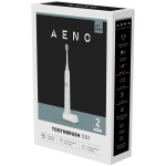 Четка за зъби AENO Sonic, DB3: White, 9 scenarios, with 3D touch, wireless charging, 46000rpm, 40 days without charging, IPX7 Четка за зъби AENO Sonic, DB3: White, 9 scenarios, with 3D touch, wireless charging, 46000rpm, 40 days without charging, IPX7
