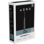 AENO Sonic Electric Toothbrush, DB4: Black, 9 scenarios, with 3D touch, wireless charging, 46000rpm, 40 days without charging, IPX7 AENO Sonic Electric Toothbrush, DB4: Black, 9 scenarios, with 3D touch, wireless charging, 46000rpm, 40 days without charging, IPX7