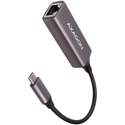 Мрежова карта AXAGON ADE-TRC Type-C USB3.2 Gen 1 - Gigabit Ethernet 10/100/1000 Adapter, metal, titan grey Мрежова карта AXAGON ADE-TRC Type-C USB3.2 Gen 1 - Gigabit Ethernet 10/100/1000 Adapter, metal, titan grey