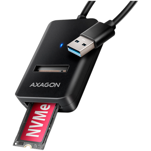 Адаптер AXAGON ADM2-AM USB-A 3.2 Gen2 - 1x NVMe/SATA SDD