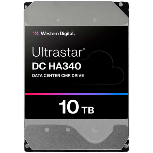Твърд диск HDD Server WD/HGST ULTRASTAR DC HA340 (3.5’’, 10TB, 256MB, 7200RPM, SATA 6Gb/s, 512E SE NP3) WUS721210BLE6L4