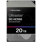 Твърд диск HDD Server WD/HGST ULTRASTAR DC HC555 (3.5’’, 20TB, 512MB, 7200RPM, SATA 6Gb/s, 512E SE NP3) WUH722020CLE6L4