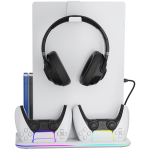 Стойка CANYON cooling stand CS-51 RGB PS5 Slim/DE Charge White Стойка CANYON cooling stand CS-51 RGB PS5 Slim/DE Charge White