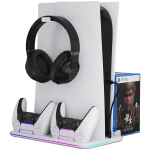 Стойка CANYON cooling stand CS-51 RGB PS5 Slim/DE Charge White Стойка CANYON cooling stand CS-51 RGB PS5 Slim/DE Charge White