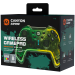 Контролер CANYON gamepad Brighter GPW-02 BT+Dongle Wireless Crystal Контролер CANYON gamepad Brighter GPW-02 BT+Dongle Wireless Crystal