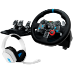 Волан, Logitech G29 Driving Force Racing Wheel for PlayStation 5 and PlayStation 4 - Black, Astro A10, PS5/PS4 - White